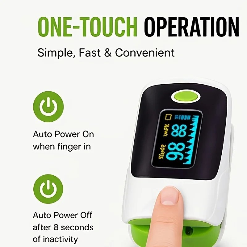 Fingertip Pulse Oximeter (PR, PI & Waveform)