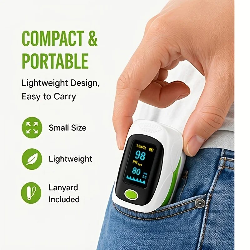 Fingertip Pulse Oximeter (PR, PI & Waveform)