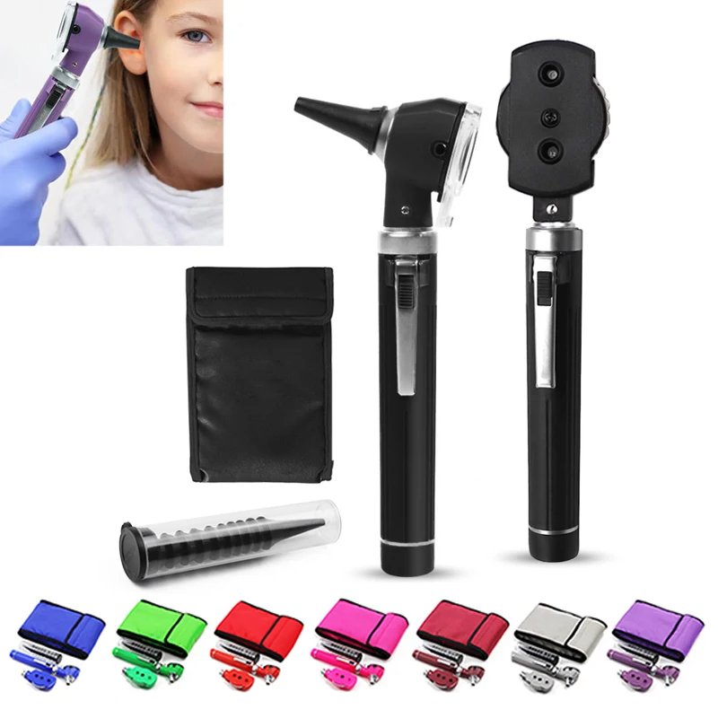 Fiber-optic Otoscope & Ophthalmoscope Set