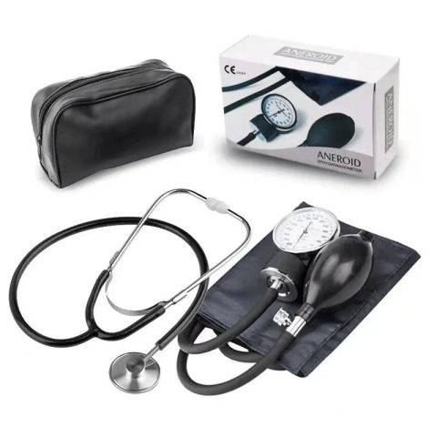 Manual Aneroid BP Kit with Stethoscope
