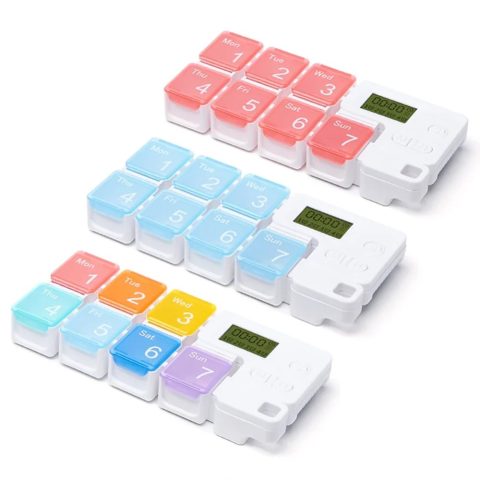 Smart 7-Day Electronic Pill Box with Reminder