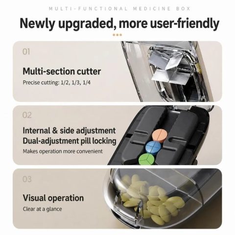 Adjustable Quartering Pill Divider