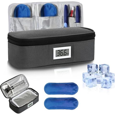Insulin Cooler Bag with Temperature Display