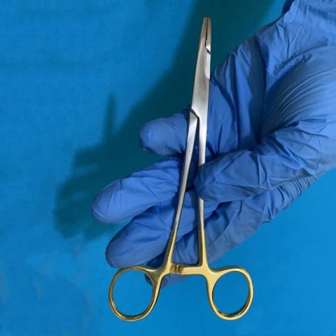 Olsen-Hegar Needle Holder with Scissors 16 cm (TC)