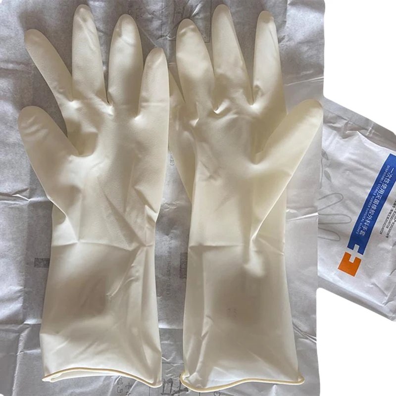 Sterile Rubber Surgical Gloves (50 pcs)