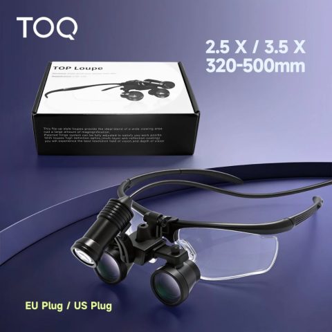 Binocular Loupe Set with Rechargeable LED